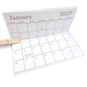 2024 2025 pocket calendar Rainbow Leopard print mini calendar pocket planner datebook retro 80s colorful 24 months image 5