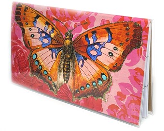 2027 - 2028 Pocket Calendar || Opulent Butterfly || Monthly Planner || teacher gift || maximalism