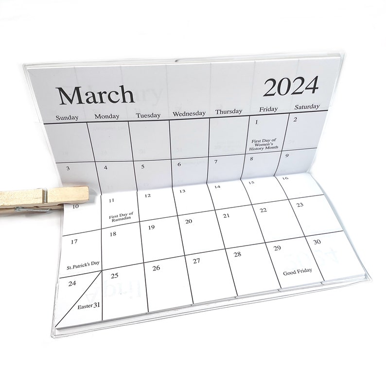 2024 2025 pocket calendar Rainbow Leopard print mini calendar pocket planner datebook retro 80s colorful 24 months image 6