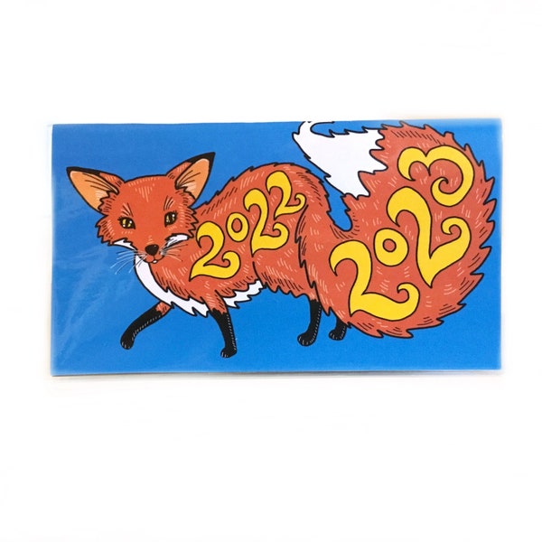 Foxy Calendar Etsy UK