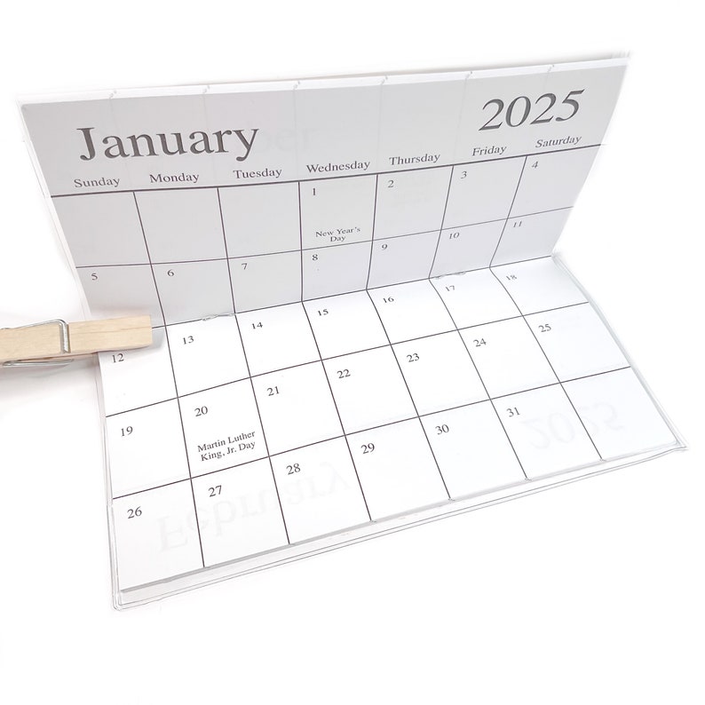 2024 2025 pocket calendar Celestial Sun mini calendar, pocket planner datebook, sky sun blue purple solar image 6