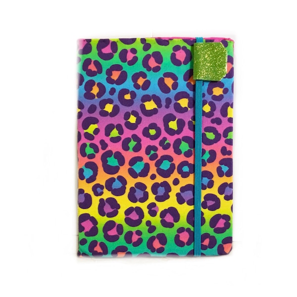 Kindle Paperwhite cover - Rainbow Leopard - case for new 2021 Paperwhite - nostalgic retro 80s colorful neon leopard kitsch