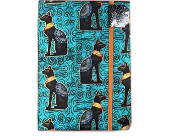 Kindle Paperwhite cover - Egyptian Cats, fits newest 2021 paperwhites, hardcover eReader case, Bastet, Bast, Egyptian revival, black cats