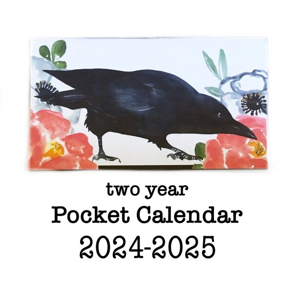 Raven 2025 Calendar Etsy