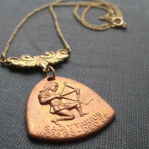 Sagittarius Zodiac Horoscope Astrology Necklace - The Hunter