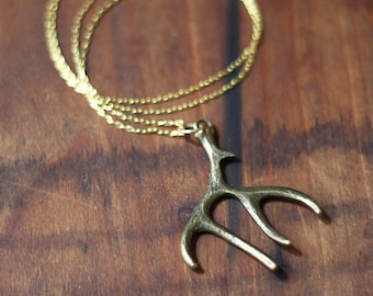 Deer Antler Necklace