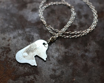 Collar Vintage Phillips Golf Spike Divot