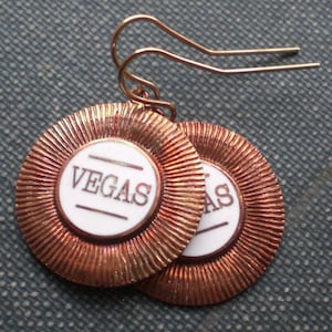 Vintage Vegas Chips Earrings