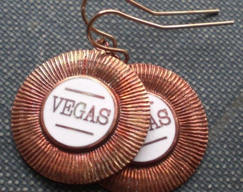 Vintage Vegas Chips Earrings