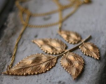 Golden Leaf Necklace