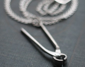 Pliers Hardware Handyman Tool Necklace