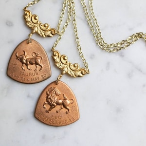 Taurus Horoscope Zodiac Astrology Necklace | The Bull Celestial Sign