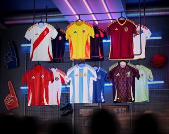 Camisetas de fútbol Copa América 2024 nuevas ediciones Argentina Brasil Estados Unidos Colombia México todos los tamaños de local y visitante