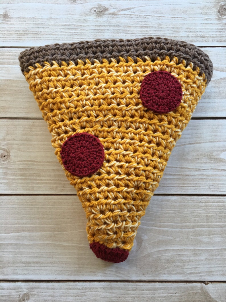 Crocheted Full Pizza Blanket Pattern/ Photo prop/ Newborn Etsy