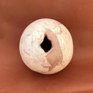 Piccolo vaso neriage tondo