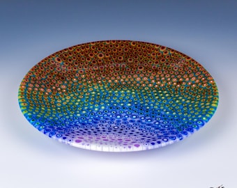 Rainbow Vitrigraph Bowl