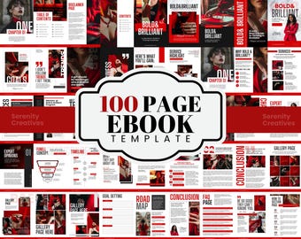 Custom Canva Ebook Design for Coaches | 100 Pages | Business & Life