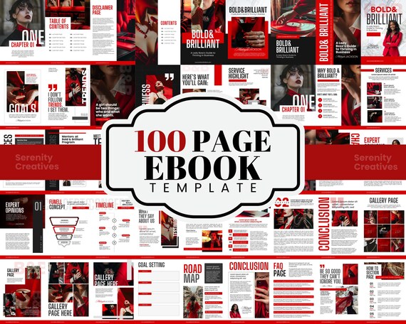 Custom Canva Ebook Design for Coaches | 100 Pages | Business & Life