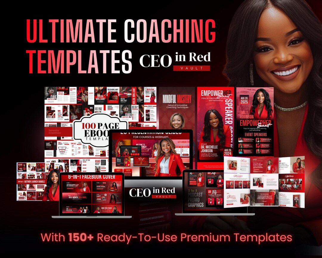 Women’s Coaching Template Bundle for Course Creator , Consultant - Etsy