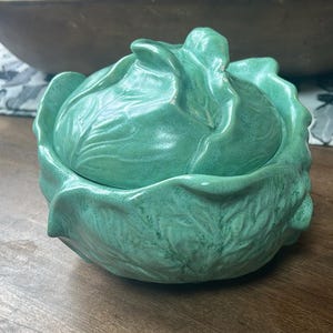 Vintage Cabbage Dish by Holland Mold
