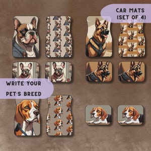 Personalized CUSTOM Car Mats Set of 4 Car mats full set Car mats for men Car Mats for teens Car mats for Her Car Floor Mats
