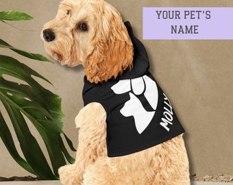 BENUTZERDEFINIERTE Haustier Hoodie Mit Haustier Name Personalisierte Hundepullover Benutzerdefinierte Haustier-Bekleidung Welpen Outfits Katze Sweatshirts Small Big