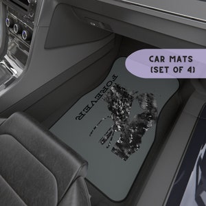 Personalized CUSTOM Car Mats Set of 4 Car mats full set Car floor mats for men Car mats gift Car Mats for teens Car mats for Her Car pet mat