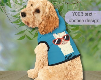 CUSTOM Pet Hoodie Mit Haustiername Personalisierte Hundepullover Cst Hood Benutzerdefinierte Haustier-Bekleidung Welpen Outfits Katze Sweatshirts Kleines großes Geschenk für Sie