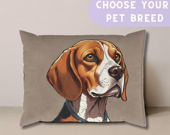 Letto personalizzato per cane/ Letto per cani/ Letto per gatti/ Letto per animali PERSONALIZZATO / Regalo per amante dei cani / Letto per animali con immagine / Letto con nome / Letto per animali domestici per donne Uomini Bambini