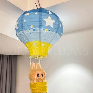 Accessorio ispirato a Labubu: mongolfiera per Daoll, giocattolo divertente Labubu, vestiti Labubu, hanno un posto, decorazione per la collezione di bambole Labubu (BAMBOLA NON INCLUSA)
