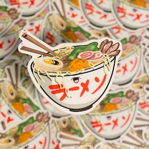 Kawaii Ramen Bowl | Vinyl Sticker