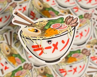 Kawaii Ramen Bowl | Vinyl Sticker