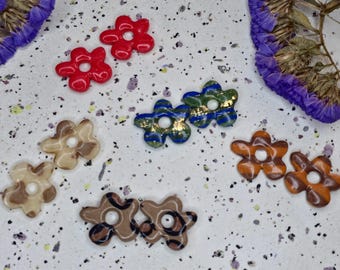 Handmade, interchangeable earring charms