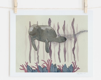 Drift- Manatee Print