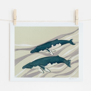 Promenade- Humpback Whale Print