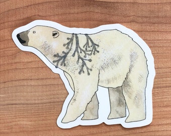 Polar Bear Vinyl Sticker
