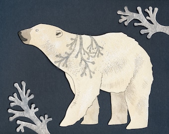 Majestic Polar Bear print