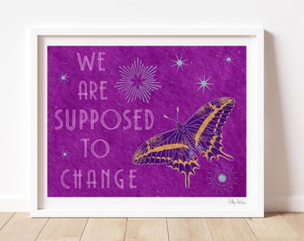 Swallowtail Butterfly Print- Unframed