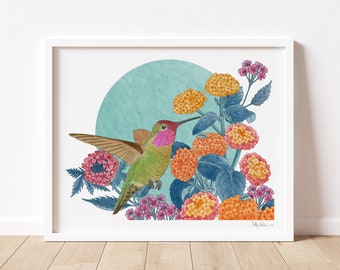 Anna's Hummingbird Print, unframed