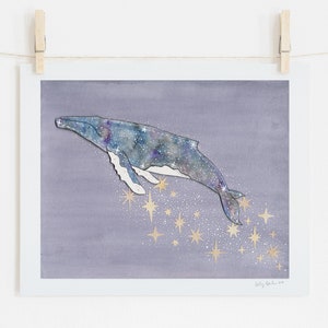 Humpback Whale Constellation print, unframed image 3