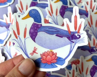 Mallard Duck Vinyl Sticker