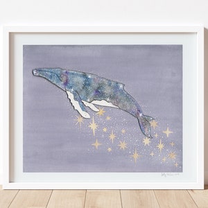 Humpback Whale Constellation print, unframed image 1