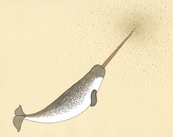 Magic- Narwhal Print