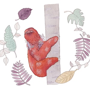Sloth Grove print