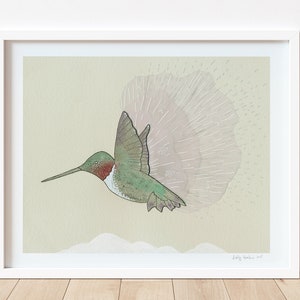 Fleeting Hummingbird Print image 1