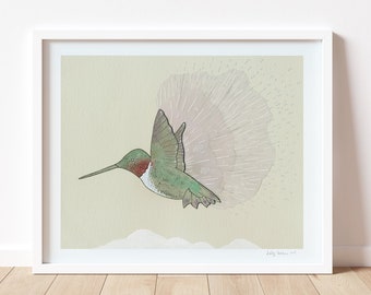 Fleeting - Hummingbird Print