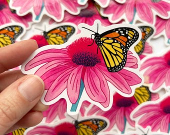 Monarch Butterfly Vinyl Sticker