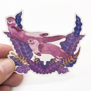 Otters Vinyl Sticker