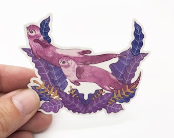 Vinylsticker otters