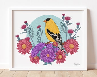 American Goldfinch Print, unframed